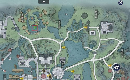 天涯明月刀手游江南胜景录位置坐标大全