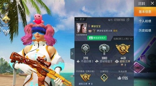 和平精英微信游戏名片怎么打招呼