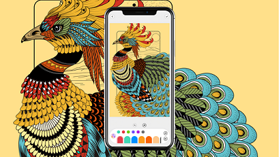 涂色秘密填色截图2