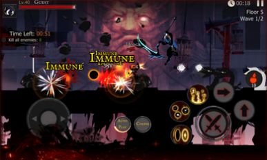 死亡之影黑暗骑士火柴人战斗