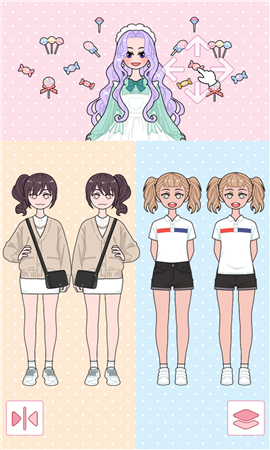 莉莉日记:换装游戏截图1