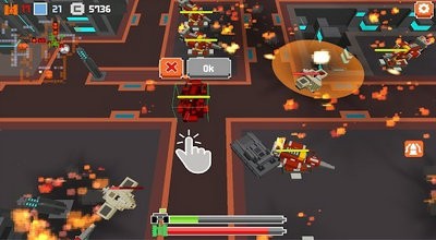 科幻防御战争方块游戏截图2