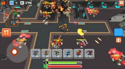 科幻防御战争方块游戏截图1