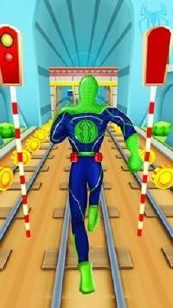 地铁蜘蛛侠英雄冒险截图1