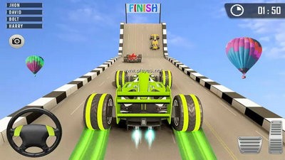 方程式赛车空中赛道截图2