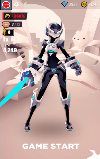 战斗少女跑酷游戏