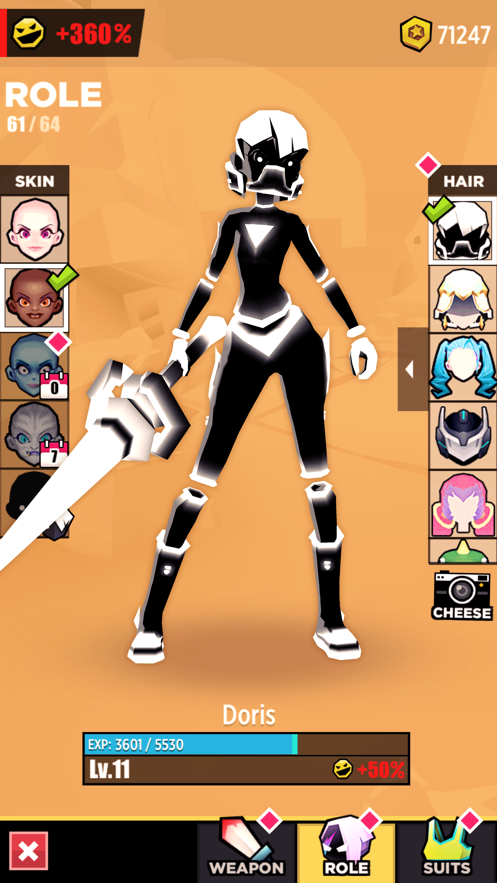 战斗少女跑酷游戏