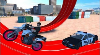 棘手的摩托车坡道游戏截图3