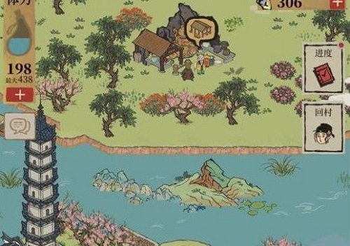 江南百景图钓鱼台放哪里?