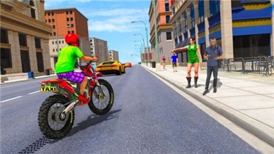 城市出租车自行车驾驶3D截图1