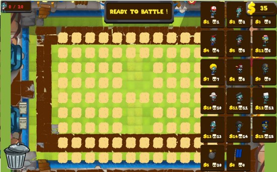 僵尸投掷草莓塔防