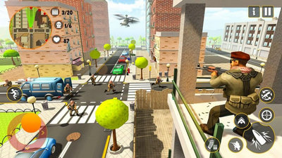 反恐部队射击任务