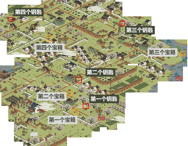 江南百景图宝箱位置大全所有探险宝箱位置一览