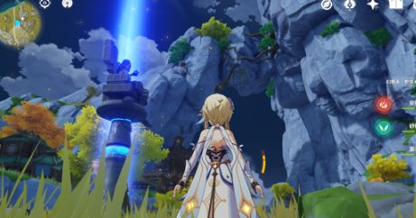 原神望舒客栈假山宝藏位置攻略