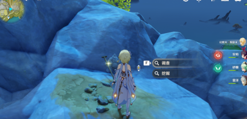 原神望舒客栈假山宝藏位置攻略