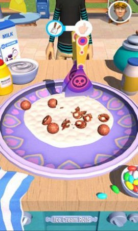 摆个地摊炒冰激凌