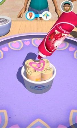 摆个地摊炒酸奶游戏截图4