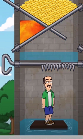 拔钥匙躲丧尸的游戏