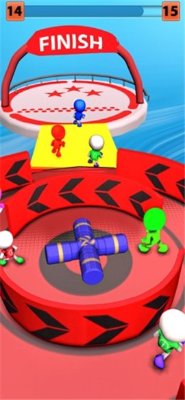 有趣的秋天火柴人男孩