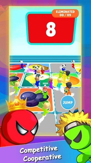 秋季赛跑火柴人淘汰赛