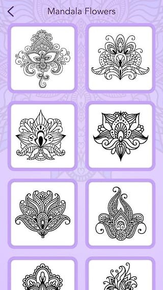 曼陀罗填色本截图1