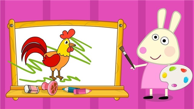 兔宝宝爱画画截图1