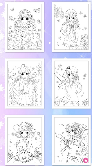 公主填色截图2