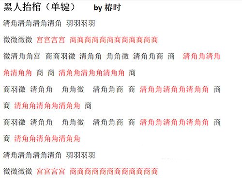 天涯明月刀手游曲谱大全简单一览