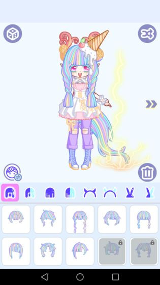 魔幻粉彩女孩萌拼平台截图1