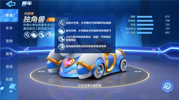 跑跑卡丁车手游林歌独角兽怎么得?