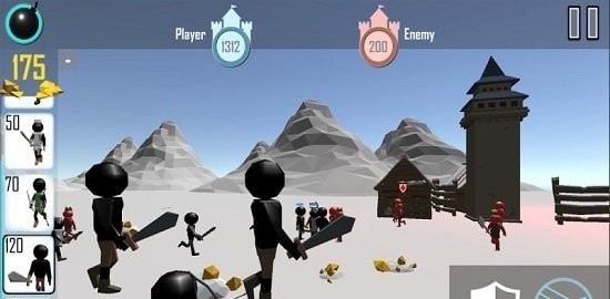 火柴人战争3D截图2