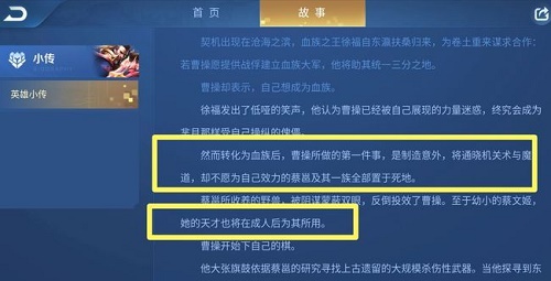 王者荣耀蔡文姬台词是什么意思