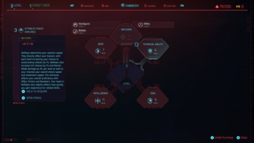 赛博朋克2077属性怎么加?