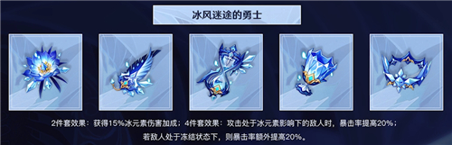 原神甘雨圣遗物选择搭配推荐