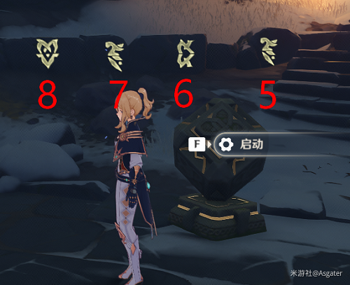 原神雪山石碑位置分布图