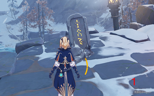 原神雪山石碑位置分布图