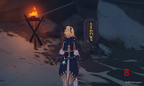 原神雪山石碑位置分布图