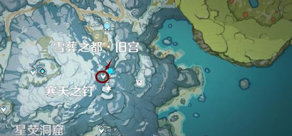 原神龙脊雪山石碑大门在哪里？