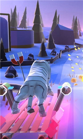 动物滑雪冒险截图2