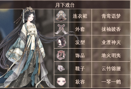 奇迹暖暖月下戏台高分搭配攻略