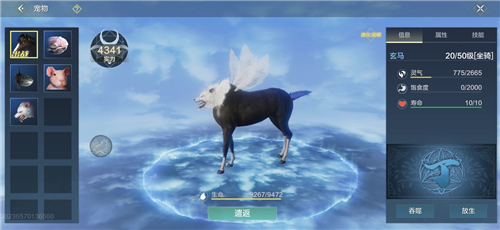 妄想山海玄马吞噬什么可以有翅膀