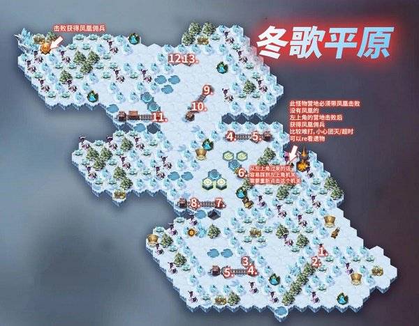 剑与远征主神试炼冬歌平原攻略阵容推荐