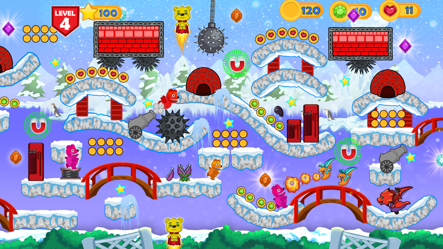 橡皮糖奔跑截图2