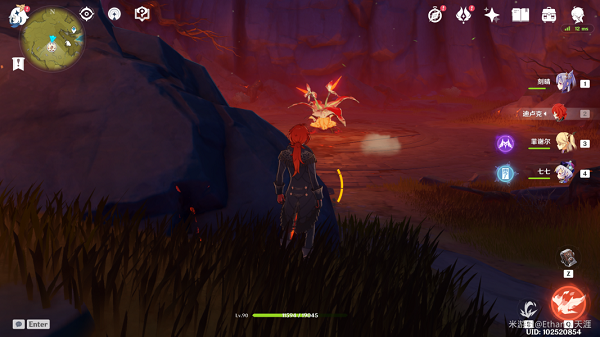 原神带有红色的生物有哪些