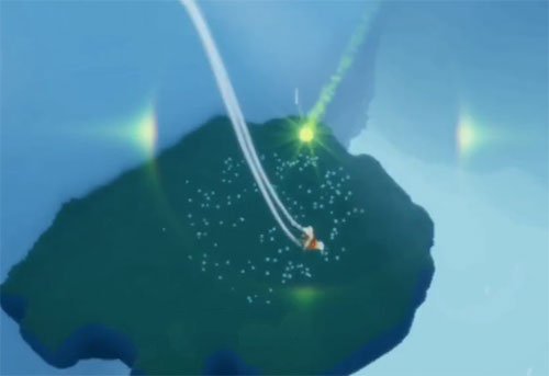 光遇绿色光芒在哪个图