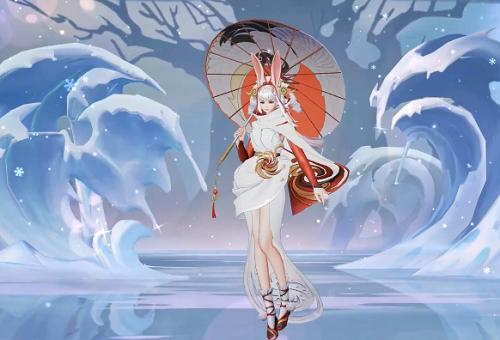 王者荣耀牛年限定公孙离皮肤祈雪灵祝特效视频