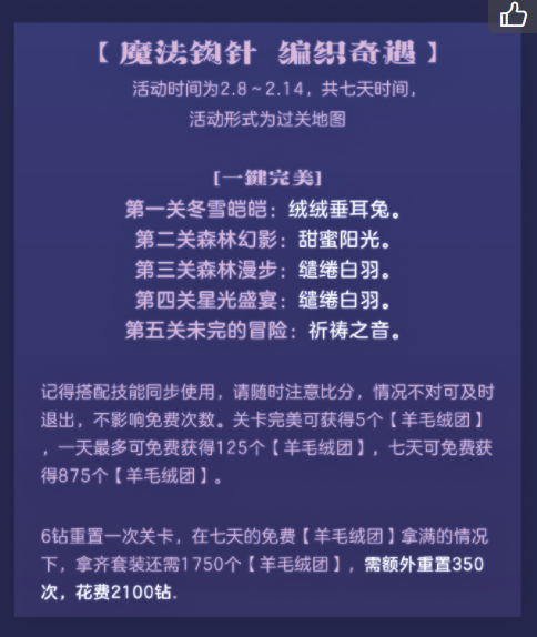 奇迹暖暖魔法钩针完美搭配攻略