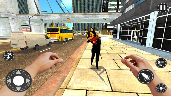 卡通猫僵尸之城截图2