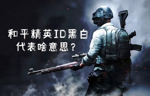 和平精英ID黑白是什么意思