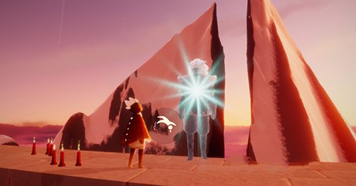 光遇霞谷后空翻先祖最新位置图解